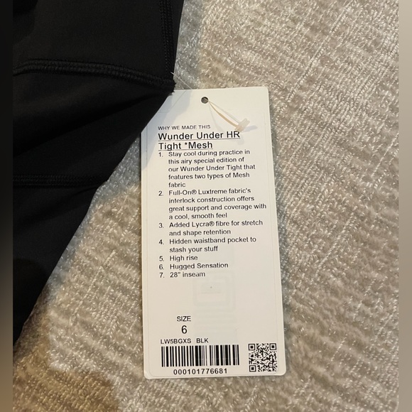 Wunder Under HR Tight *MESH woman’s 6 - Picture 2 of 4